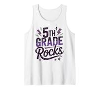 Epic 5TH Grade Rocks First Day Music Teacher Squad DIY Lote Camiseta sin Mangas