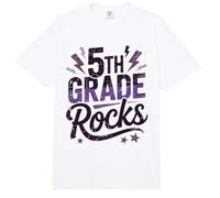 Epic 5TH Grade Rocks First Day Music Teacher Squad DIY Lote Comfort Colors Adult Heavyweight T-Shirt