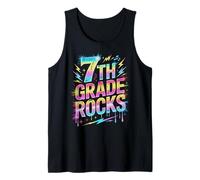 Epic 7TH Grade Rocks Last Day Future Heroes Teacher Crew Camiseta sin Mangas