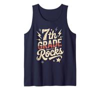Epic 7TH Grade Rocks Primer día Música Profesor Futuros Héroes Camiseta sin Mangas