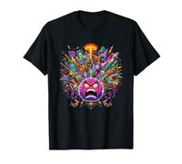 Epic Alien Invasion Angry Purple Orbe Caos Camiseta