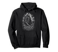 Epic Bárbaro Señor de la Guerra Atila El Conquistador Huno Sudadera con Capucha