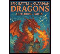 Epic Battle & Guardian Dragons Coloring Book: Legendary Dragon Illustrations for Teens and Adults