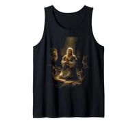 Epic Bible Story Christian Graphic - Daniel and Lions Camiseta sin Mangas
