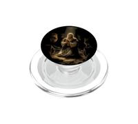 Epic Bible Story Christian Graphic - Daniel and Lions PopSockets PopGrip para MagSafe