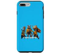 Epic Cat Warriors Parodia Retro Synthwave Estética Carcasa para iPhone 7 Plus/8 Plus