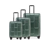 Epic Crate Reflex 4 ruedas Juego de maletas 3 piezas verde