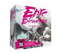 Epic Encounters: Cave of The Manticore - Juego de Mesa de rol de fantasía RPG con Enorme Miniatura de Jefe, Alfombrilla de Juego de Doble Cara y Libro de Aventuras Game Master, Compatible con 5E