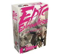 Epic Encounters: Lair of The Red Dragon RPG Juego de Mesa de fantasía con Enorme