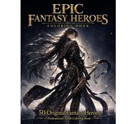 Epic Fantasy Heroes Coloring Book: 50 Ultra-Detailed Original Anime-Inspired Warriors, Mages, Rangers & Guardians for Adults
