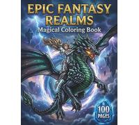 Epic Fantasy Realms: Magical Coloring Book for Adults and Teens with 100 Pages featuring Majestic Dragons, Valiant Knights, and Enchanting Fairies for ... (Mythical & Magical Realms Series)