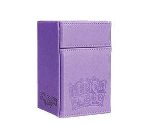 Epic Forge-Caja Doble Baraja 100 cartas y dados - Morado