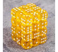 Epic Forge-Dado de 6 Caras - Lote de 36 Dados - Amarillo