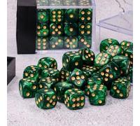 Epic Forge-Dados de 6 Caras - Lote de 36 - Verde