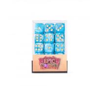 Epic Forge Juego de 36 Dados de 6 Caras - 12mm - Azul