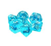 Epic Forge-Juego de 7 Dados en Caja - Dados Gema Azul