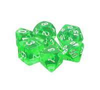 Epic Forge Juego de 7 Dados en Caja - Dados Gema Esmeralda