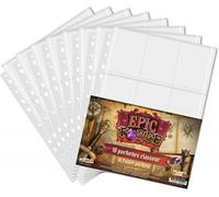 Epic Forge-Paquete de 10 hojas de almacenamiento de tarjetas para archivadores (tarjetas Pokemon, etc.)