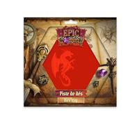 Epic Forge - Pista de Dados (28 x 24 cm), diseño de dragón, Color Rojo