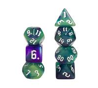 Epic Forge-Set de 7 Dados - Fusion Verde y Azul.