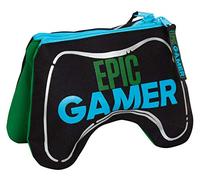 Epic Gamer 3D Gaming Controller Estuche Protector para Lápices para Niños Grande de Doble Cara, Soporte Estacionario, Accesorio para Juegos, Talla Única