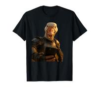 Epic Goose Selfie in Armor on Medieval Battlefield Camiseta