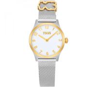 TOUS Relojes Mujer Reloj analógico con brazalete de acero y esfera de nácar EPIC ICON KDT