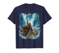 Epic Japanese Anime Christian Bible - Moses Parting The Sea Camiseta