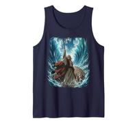 Epic Japanese Anime Christian Bible - Moses Parting The Sea Camiseta sin Mangas