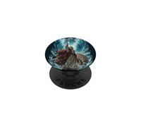 Epic Japanese Anime Christian Bible - Moses Parting The Sea PopSockets PopGrip Adhesivo
