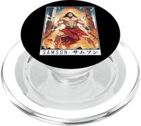 Epic Japanese Anime Christian Faith Bible Graphic - Samson PopSockets PopGrip para MagSafe
