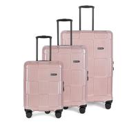 Epic Juego de maletas de 4 ruedas Crate Reflex 3pcs. rosa