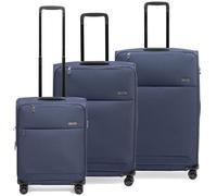 Epic Juego de maletas de 4 ruedas Discovery 3pcs. azul