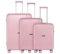Epic Juego de maletas de 4 ruedas Spin 3pcs. rosa