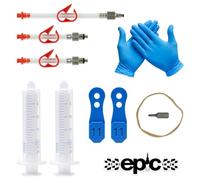 epic Kit de purga para frenos de aceite mineral SRAM | Se adapta a frenos DB8, Motive y Maven | Incluye herramienta de purga para SRAM Bleeding Edge