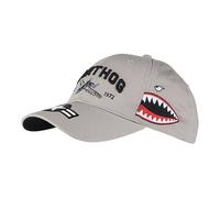 Epic Militaria Gorra de béisbol con temática de la Segunda Guerra Mundial del Ejército de Estados Unidos A-10 Thunderbolt Warthog, gris, Talla única