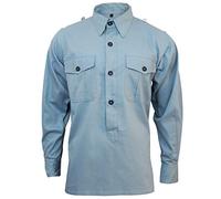 Epic Militaria Réplica WW2 Alemán Camisa Azul Luftwaffe (Small)