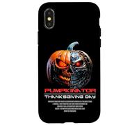 Epic Pumpkin Robot: Halloween, Thanksgiving, Harvest Graphic Carcasa para iPhone X/XS
