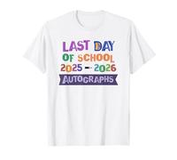 Epic School ÚLTIMO DÍA 2026 Firma Adiós AUTOGRAFOS Senior Camiseta