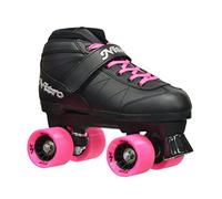 Epic Skates Super Nitro 7 - Patines de Cuatro velocidades para Interiores y Exteriores, Color Rosa