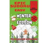Epic Sudoku Easy - Winter Edition: Relaxing Brain Games for Adults and Seniors | Large Print Puzzles to Sharpen Focus and Reduce Stress (Mylos World - Puzzles)