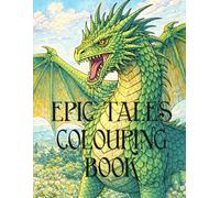 Epic Tales Colouring Book: Detailed sketches of extraordinary people and mythical creatures for colouring