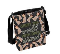 Epic the Musical Inspired Odysseus - Bolsa cruzada de personajes musicales para amantes de los fanáticos épicos, Greet the W Black