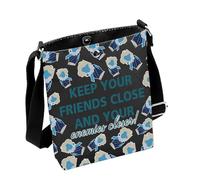 Epic the Musical Inspired Odysseus - Bolsa cruzada de personajes musicales para amantes de los fanáticos épicos, Mantén tu F negro