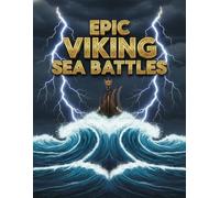 Epic Viking Sea Battles: Grayscale Adult Coloring Book of Norse Longships, Historical Warships, and Stormy Maritime Art for Teens and Adults