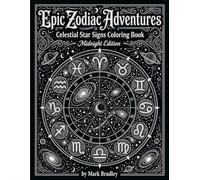 Epic Zodiac Adventures: Celestial Star Signs Coloring Book - Midnight Edition: Celestial Star Signs Coloring Book Midnight Edition