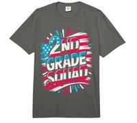 Épica 2° Grado ESCUADRA Primer Día Maestro Enseño a los futuros héroes Comfort Colors Adult Heavyweight T-Shirt