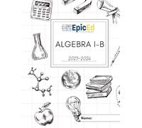 EpicEd Algebra I-B Workbook 2025-2026