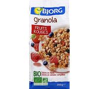 Epicerie sucrée bjorg - Granola orgánica de bayas - 350 g - Paquete de 3 - Se vende por lote -