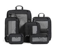EPICKA TripCozy - Cubos organizadores de compresión - Juego de 4/6 bolsas organizadoras de viaje duraderas con parte superior de malla, accesorios de viaje expandibles para equipaje de mano, equipaje